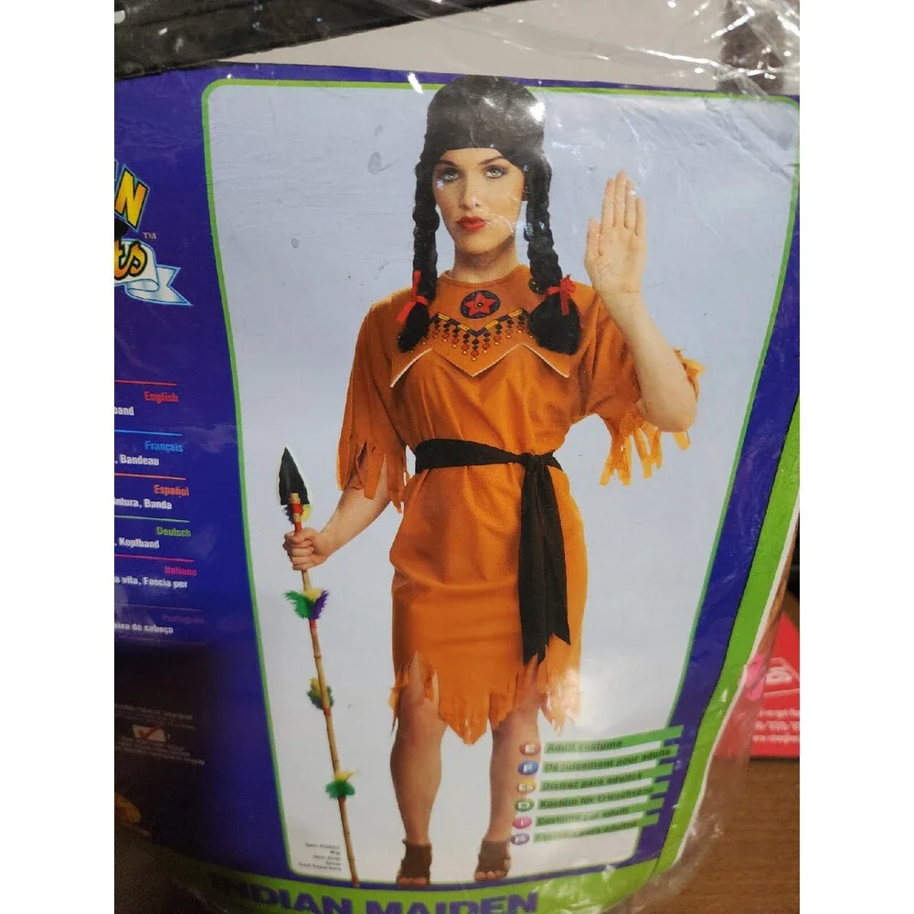 XX 15249cIndian Maiden Woman Costume Rubies